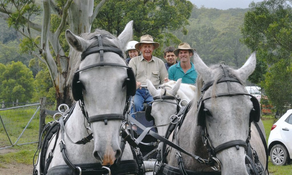The North Coast Carriage Club members out with the team. The North Coast Carriage Club members out with the team.